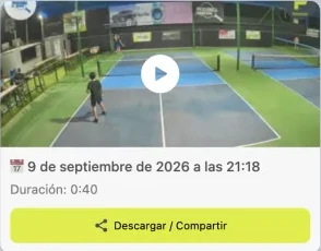 Clip de un punto en Pickleball Pioneros